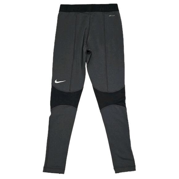 Nike Pro Dri Fit Heather Gray Training Workout Running Leggings Women's Small - Picture 2 of 8
